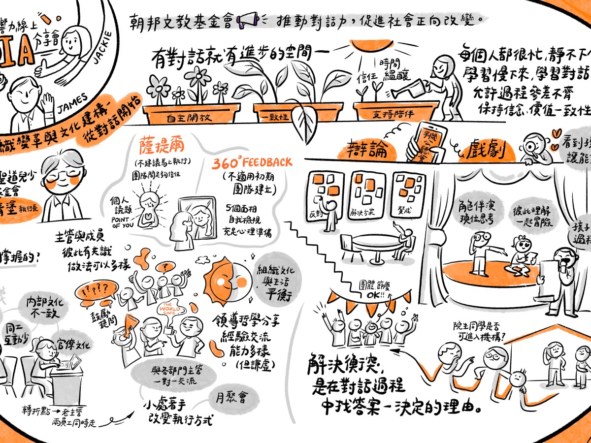 給對話一些時間 對話將給你無限可能